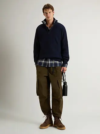 WOOLRICH | Troyer Pullover | blau